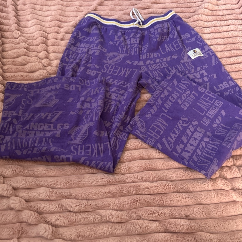 NBA Purple Graphic Women's Pajama Pants